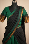 Madhuri Green Chettinad Cotton Halfsaree (Set of 3 )