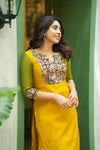 Samriddhi Yellow Kurti (Set of 2)