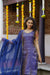 Smriti Navy Blue Brocade Kurti Set