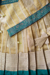 Nila Gold with Teal Banarasi Kids Mini