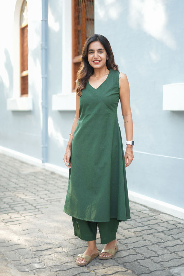 Thaanya Dark Green Co - Ords ( Set of 2 )