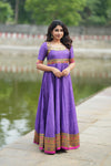 Vaishali Violet maxi Dress