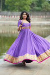 Vaishali Violet maxi Dress