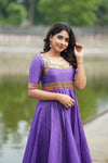 Vaishali Violet maxi Dress