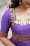 Vaishali Violet maxi Dress