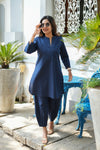 Malina Navy Blue Co - Ords ( Set of 2)