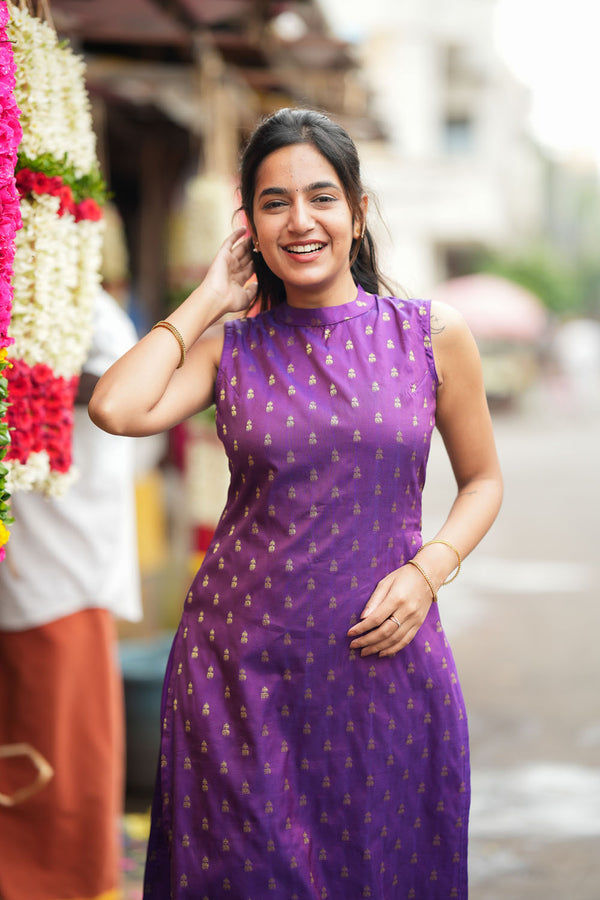 Nalini Violet Kurti Set (Set of 2)