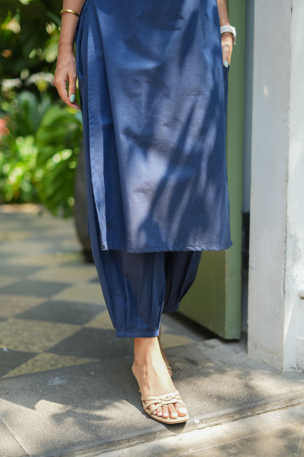 Keerthana Navy Blue Co - Ords ( Set of 2 )
