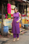 Nalini Violet Kurti Set (Set of 2)