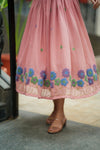 Ivana Pastel Pink Midi Dress