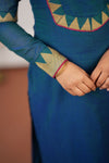Gautami Teal Kurti Set (Set of 3)