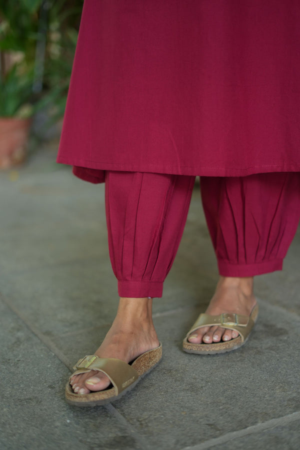 Viha Maroon Co - Ords ( Set of 2 )