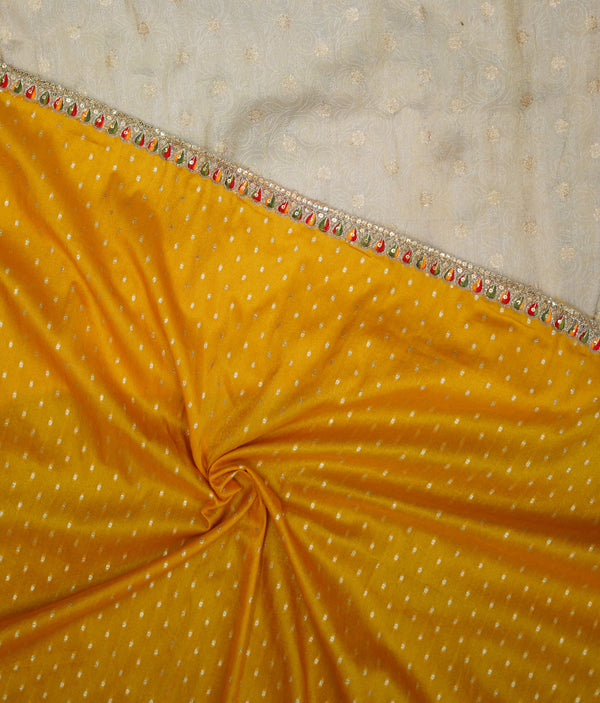 Chinmayi Ivory with Yellow Kurti (Set of 2)