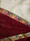 Lakshika Beige with Maroon Kurti (Set of 2)