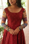 Aparna Maroon Dress