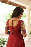 Aparna Maroon Dress