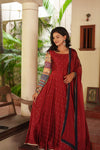 Aparna Maroon Dress