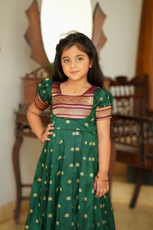 Shravya Green Frock Mini