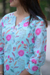 Kamali Blue Kurti Set