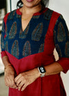 IMD - Shanvika Red Cotton Kurti