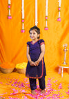 Sreeja Violet Croptop Salwar Mom & Me Set