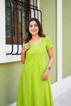 Vahini Lemon Green Co - Ords ( Set of 2 )