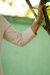 Yuvan Ivory Checks Shirt