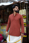 Kabir Rust Brown Shirt