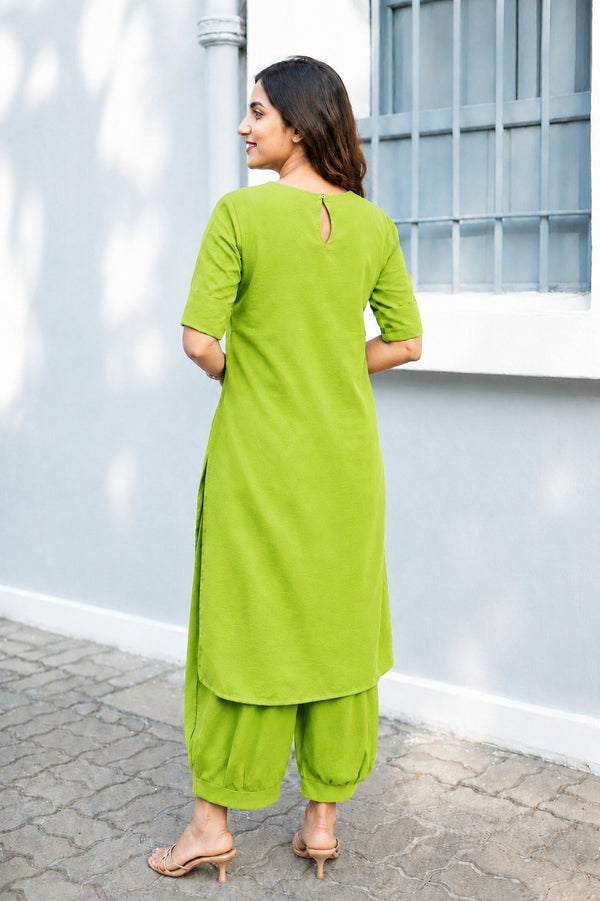 Suji Lemon Green Co-ords (Set of 2)