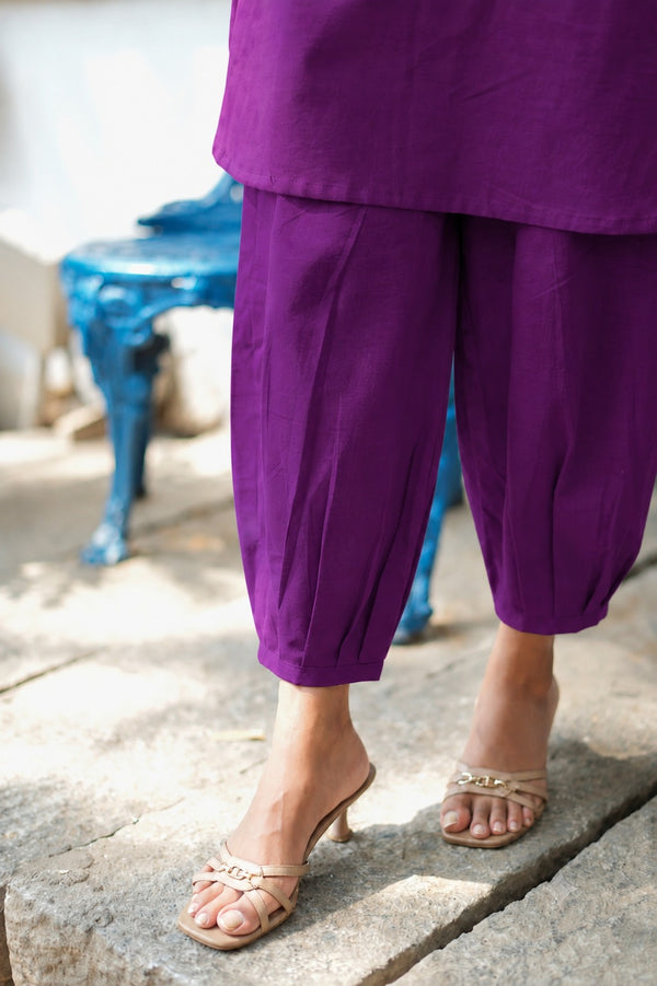 Malina Violet Co-ords (Set of 2)