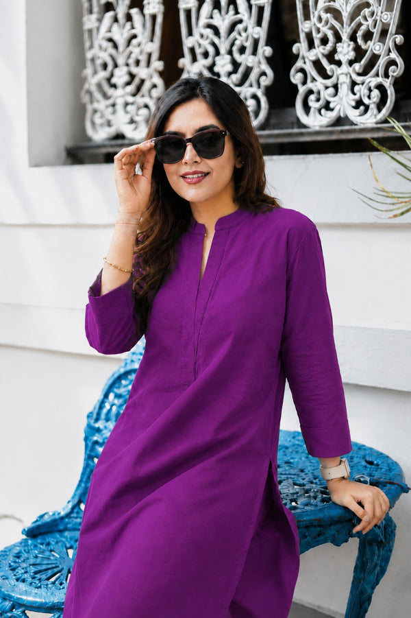 Malina Violet Co-ords (Set of 2)
