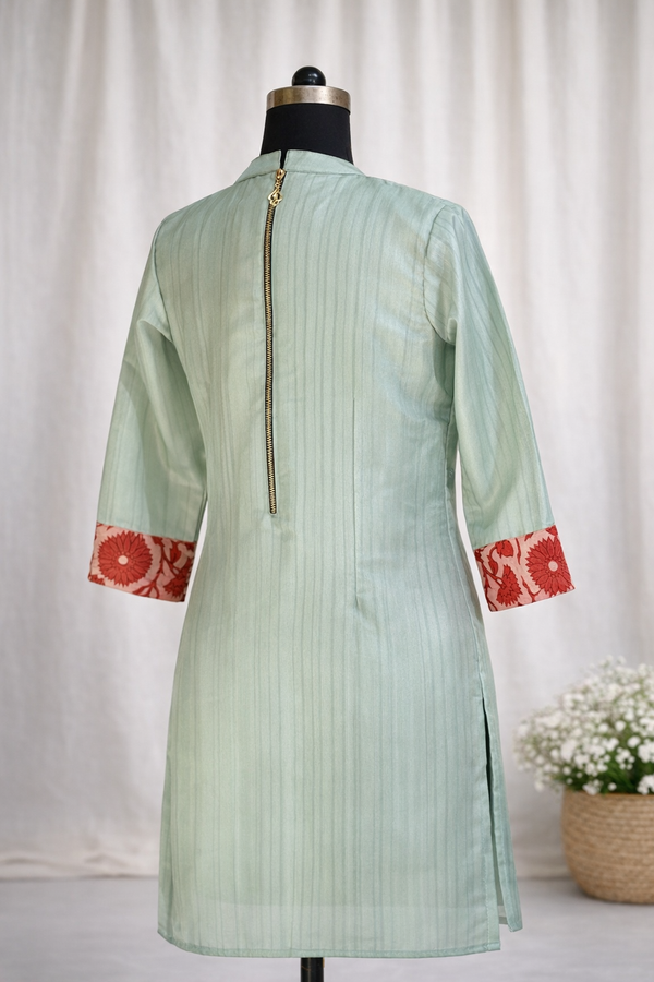 Zara Ice Blue Kurti