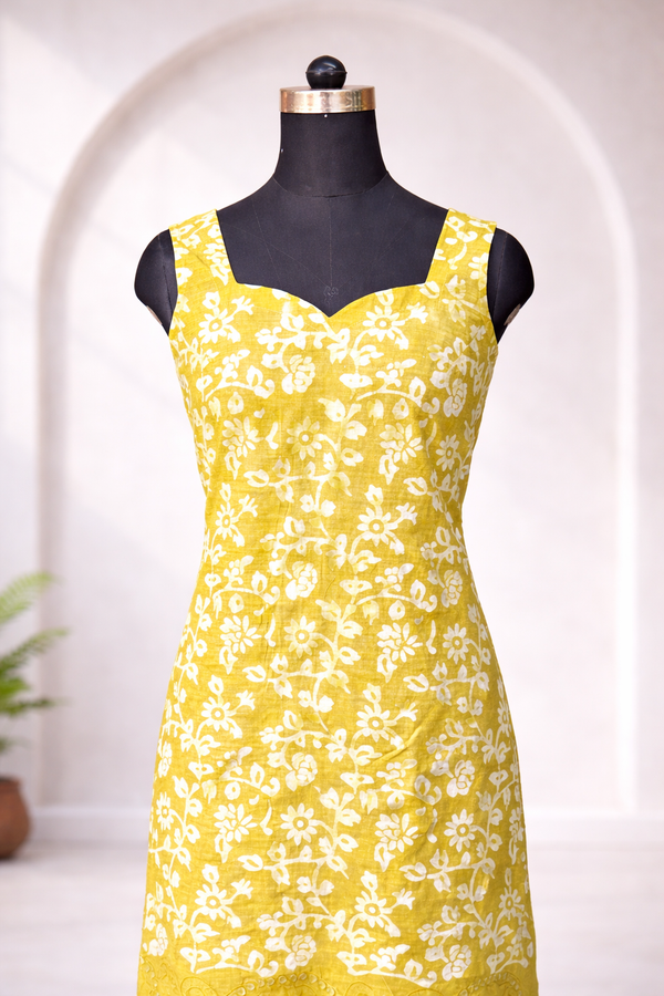 Vrishti Olive Green Kurti