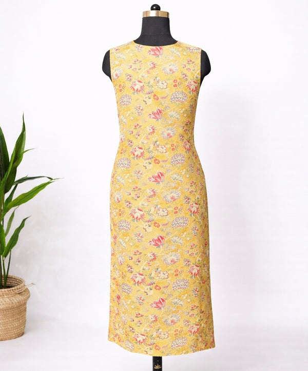 Aruvi Yellow Kurti