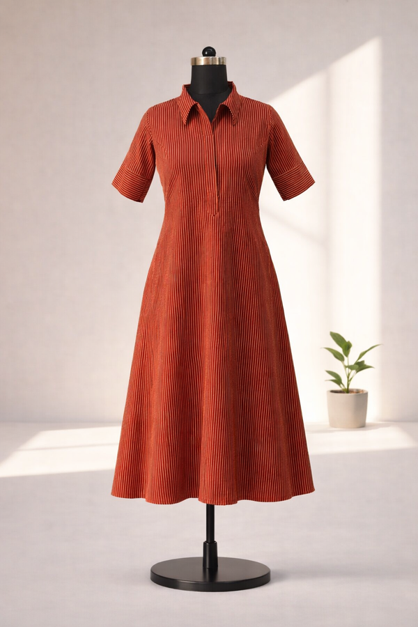 Roshini Rustic Red Dress