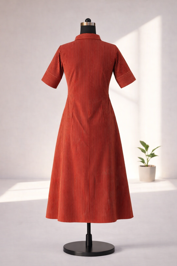 Roshini Rustic Red Dress