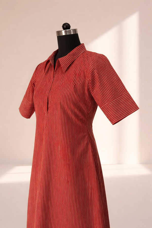 Roshini Rustic Red Dress