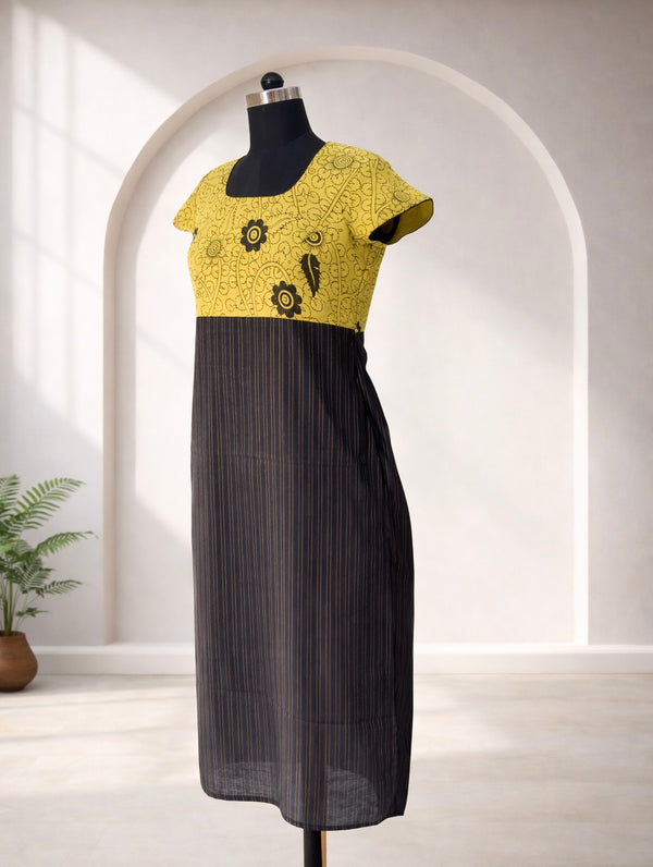 Tanvi Black Kurti