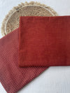 Rust – Handloom Cotton Top & Bottom Set