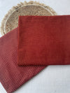 Rust – Handloom Cotton Top & Bottom Set