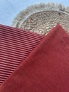 Rust – Handloom Cotton Top & Bottom Set