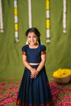 Ezhili Navy Croptop & Skirt mini (Set of 2)