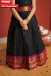 Tamizh Black Lehenga Mini (Set of 2)