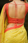 Tharagai Yellow Saree (Set of 2)