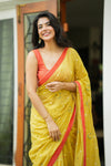 Tharagai Yellow Saree (Set of 2)