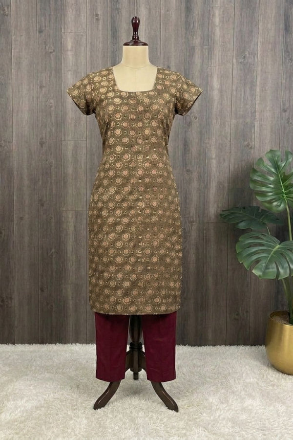 Viyara Green Kurti Set