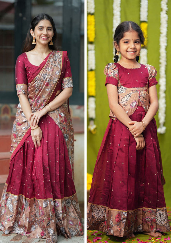 Darshini Red Mom & Me Set