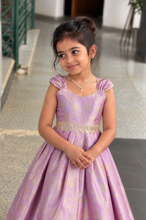 Manju Lavender Frock Mini
