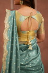 Mandana Teal Halfsaree ( Set of 3 )