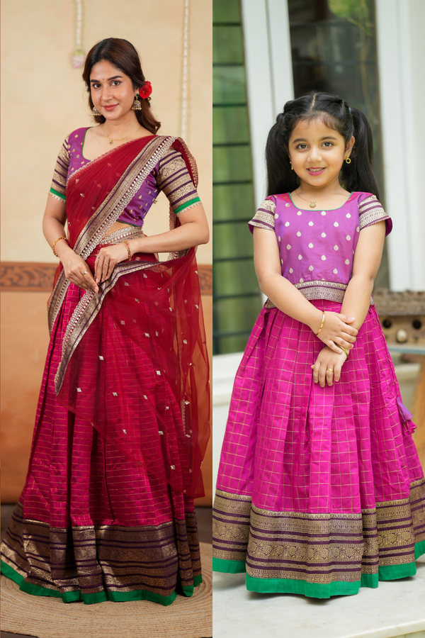 Navya Magenta Mom and Me